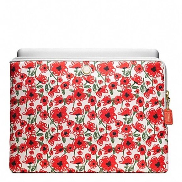Coach Tablet Holder, Small Laptop Sleeve - Picture 1 of 8